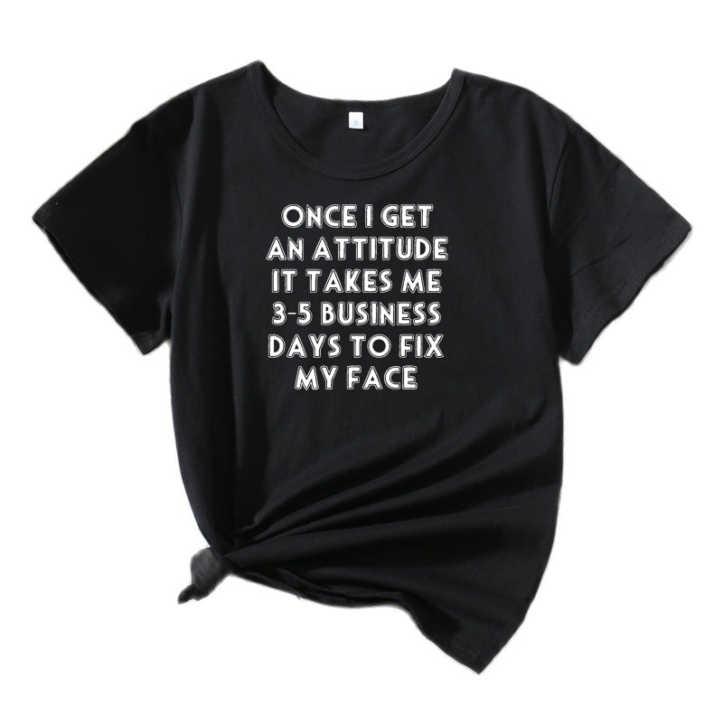 T-shirt graphique comédie pour femmes Chic und Stil 1751262432