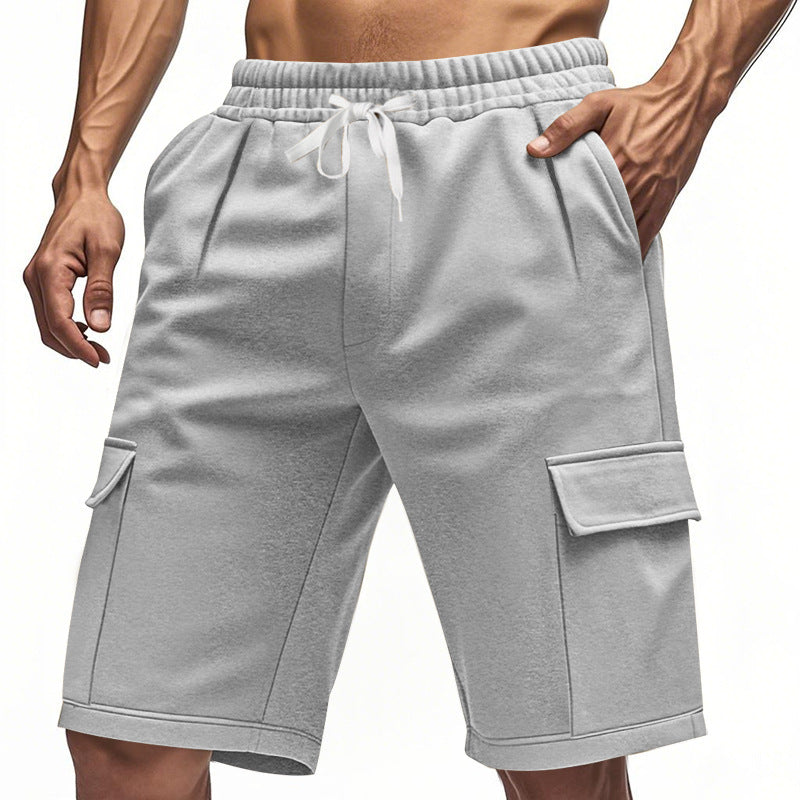 Shorts de cargo décontractés pour hommes avec taille élastique et poches latérales pratiques Chic und Stil