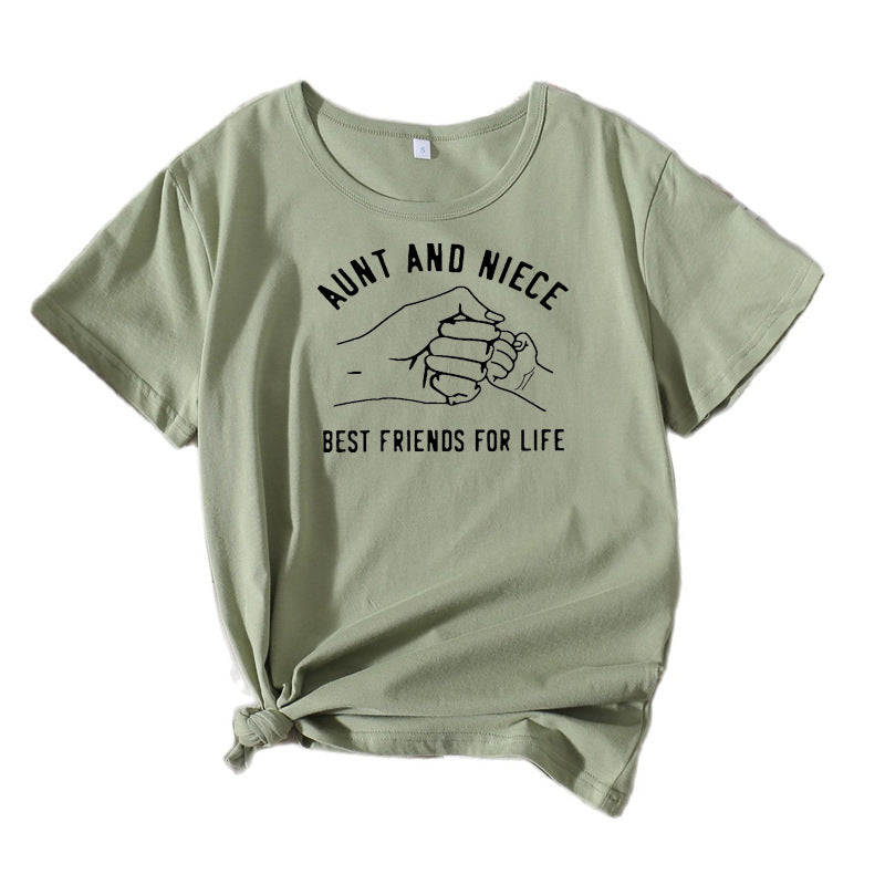 T-shirt graphique de temps libre pour femmes Chic und Stil