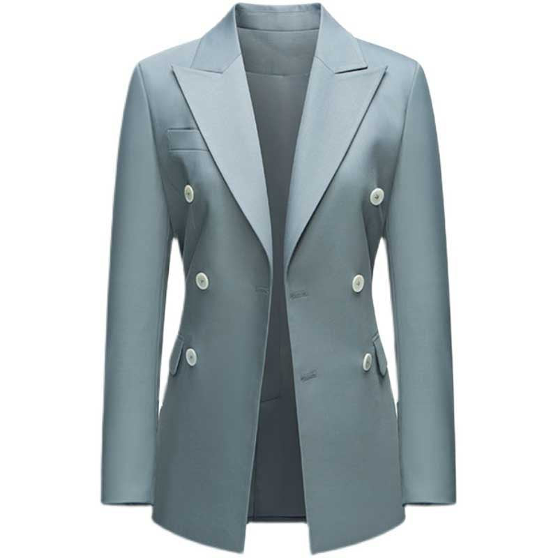 Veste blazer ajustée à double boutonnage pour femmes Chic und Stil