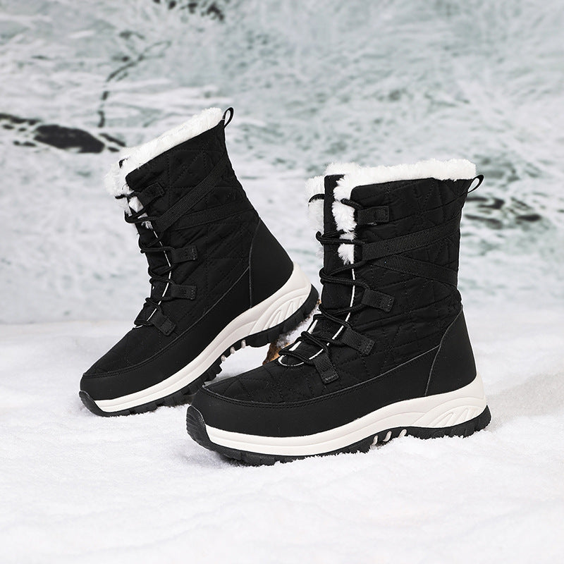 Bottes d'hiver pour femmes avec doublure isolée et semelle antidérapante Chic und Stil