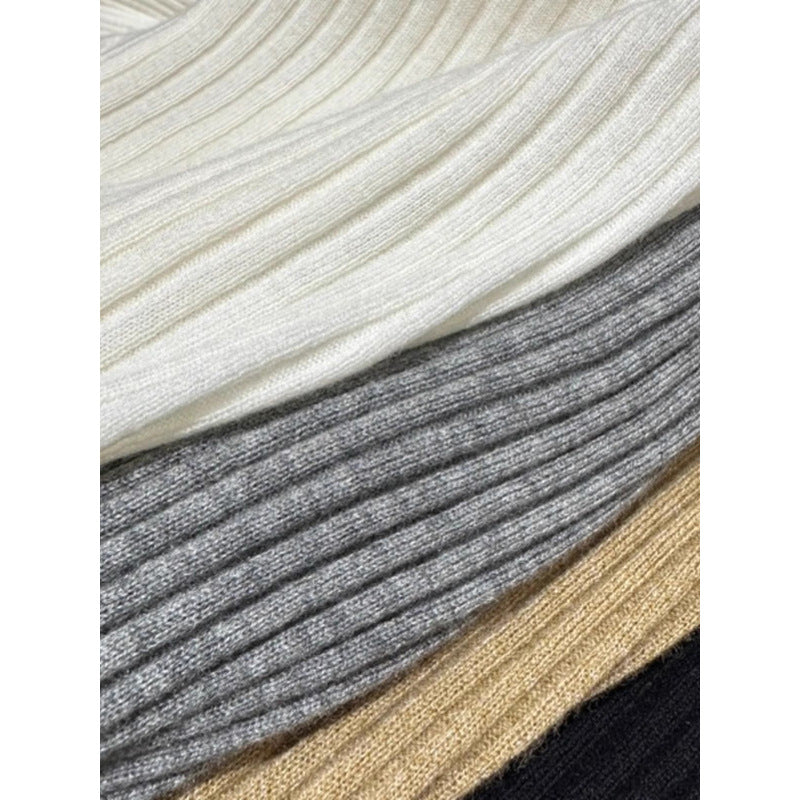Veste en tricot côtelé à zip avant pour femmes Chic und Stil