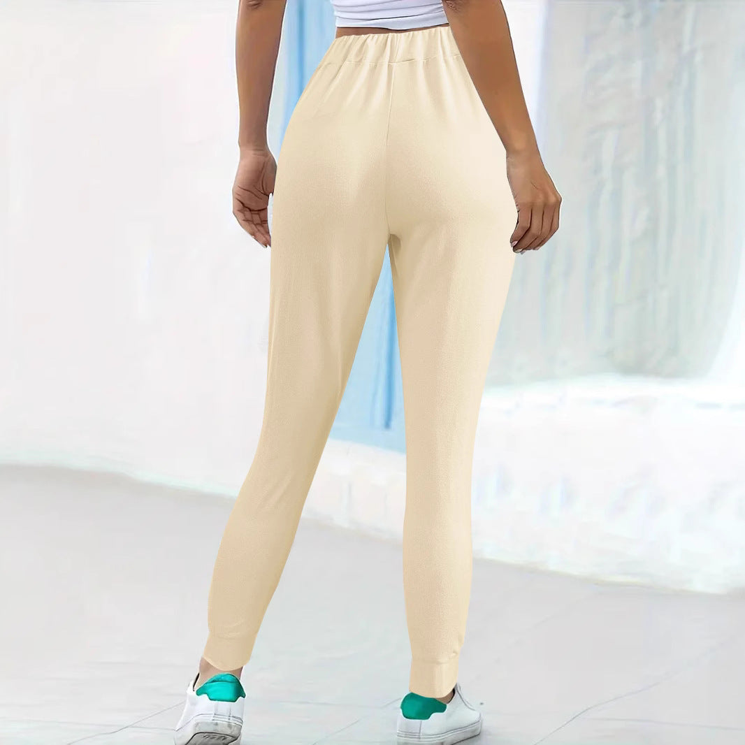 Pantalon de jogging confortable pour femmes avec taille élastique et poches pratiques Chic und Stil