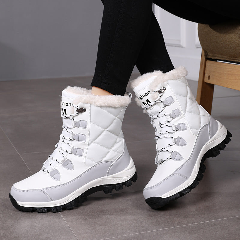 Bottes d'hiver isolées pour femmes avec semelle antidérapante et doublure douillette Chic und Stil