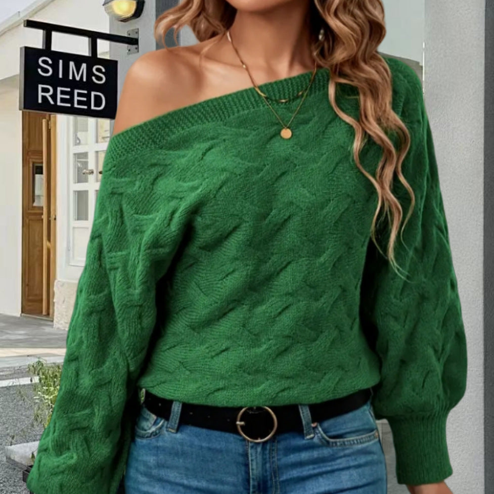 Pull en tricot surdimensionné pour femmes avec design texturé Chic und Stil