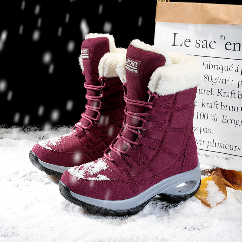 Bottes d'hiver thermiques pour femmes avec semelle antidérapante et doublure isolante Chic und Stil