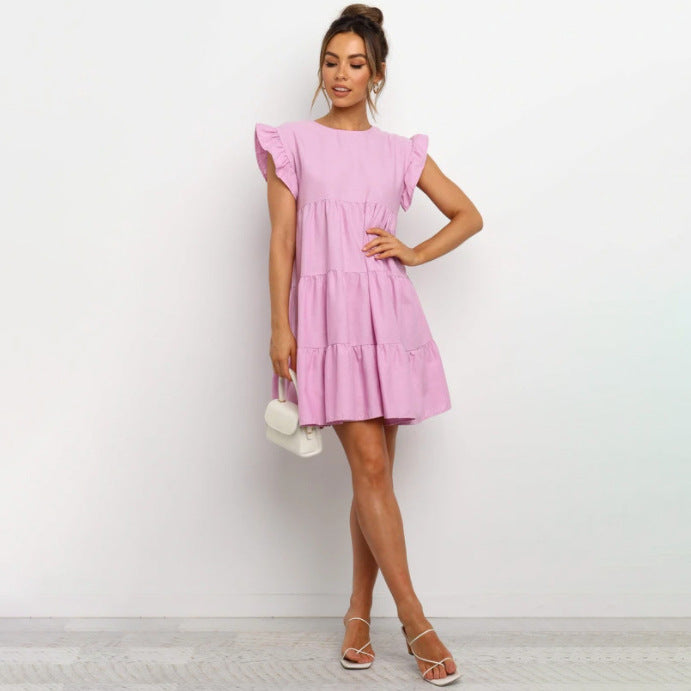 Robe d'été à volants Chic und Stil pour femmes