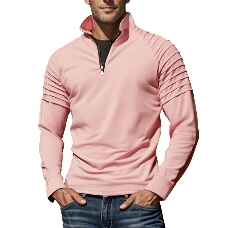 Pull fonctionnel pour hommes avec demi-zip et design moderne Chic und Stil