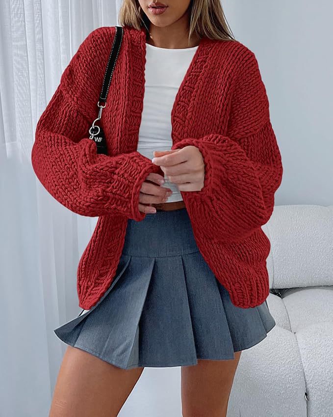 Ladies Oversized Knit Pullover Cozy Chic and Style