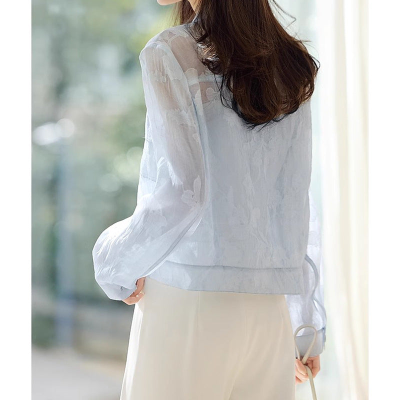 Veste en dentelle florale pour femmes Chic und Stil