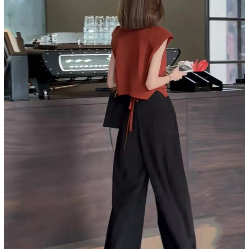 Pantalons taille haute ajustés pour femmes Chic und Stil