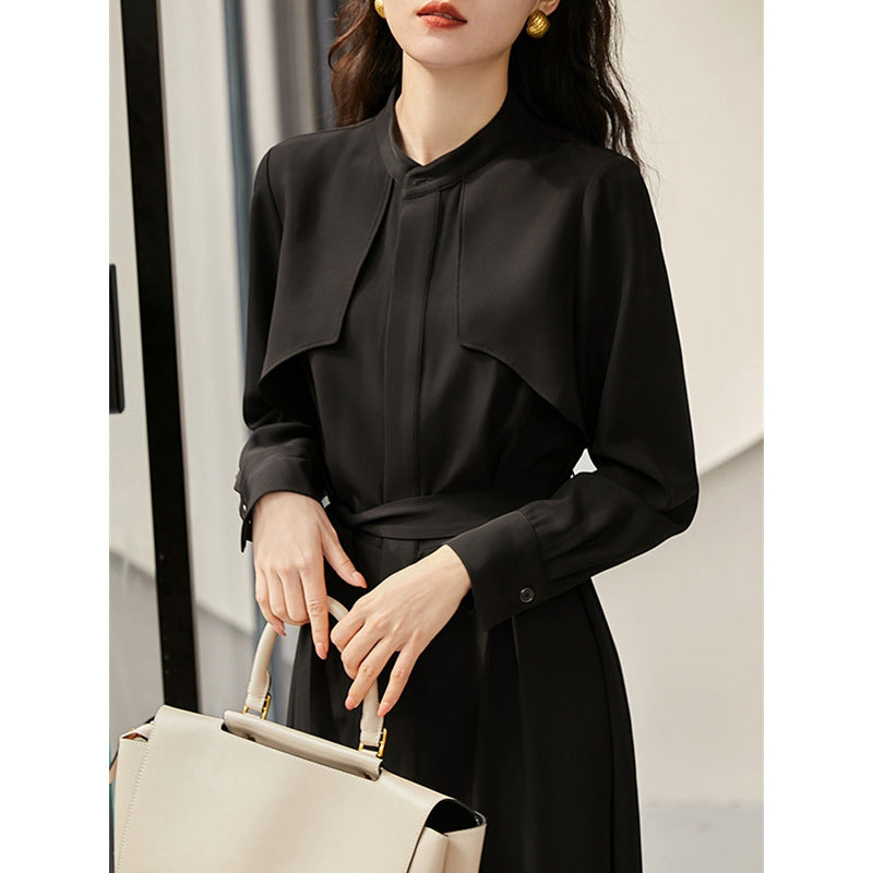 Robe midi pour femmes avec cape détachable Chic und Stil