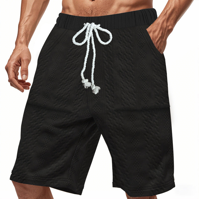 Shorts de bain sportifs pour hommes avec taille élastique et cordon de serrage Chic und Stil
