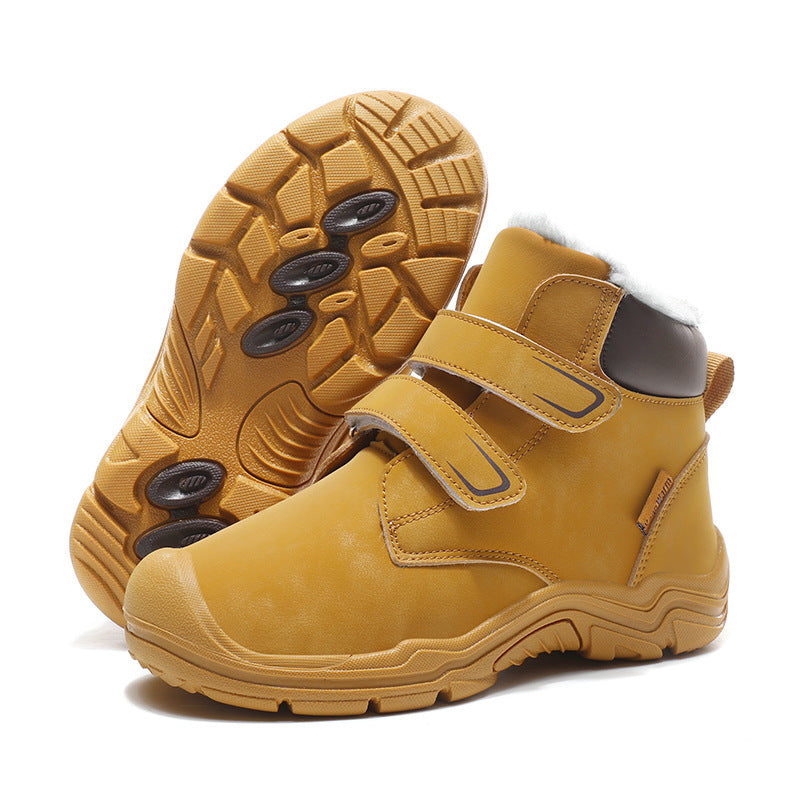 Bottes d'hiver isolées pour femmes avec fermeture Velcro pratique Chic und Stil