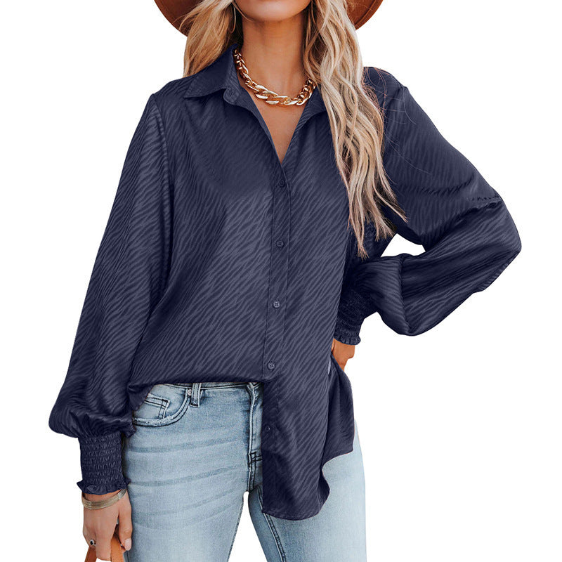 Blouse élégante pour femmes avec fronces et coupe décontractée Chic und Stil
