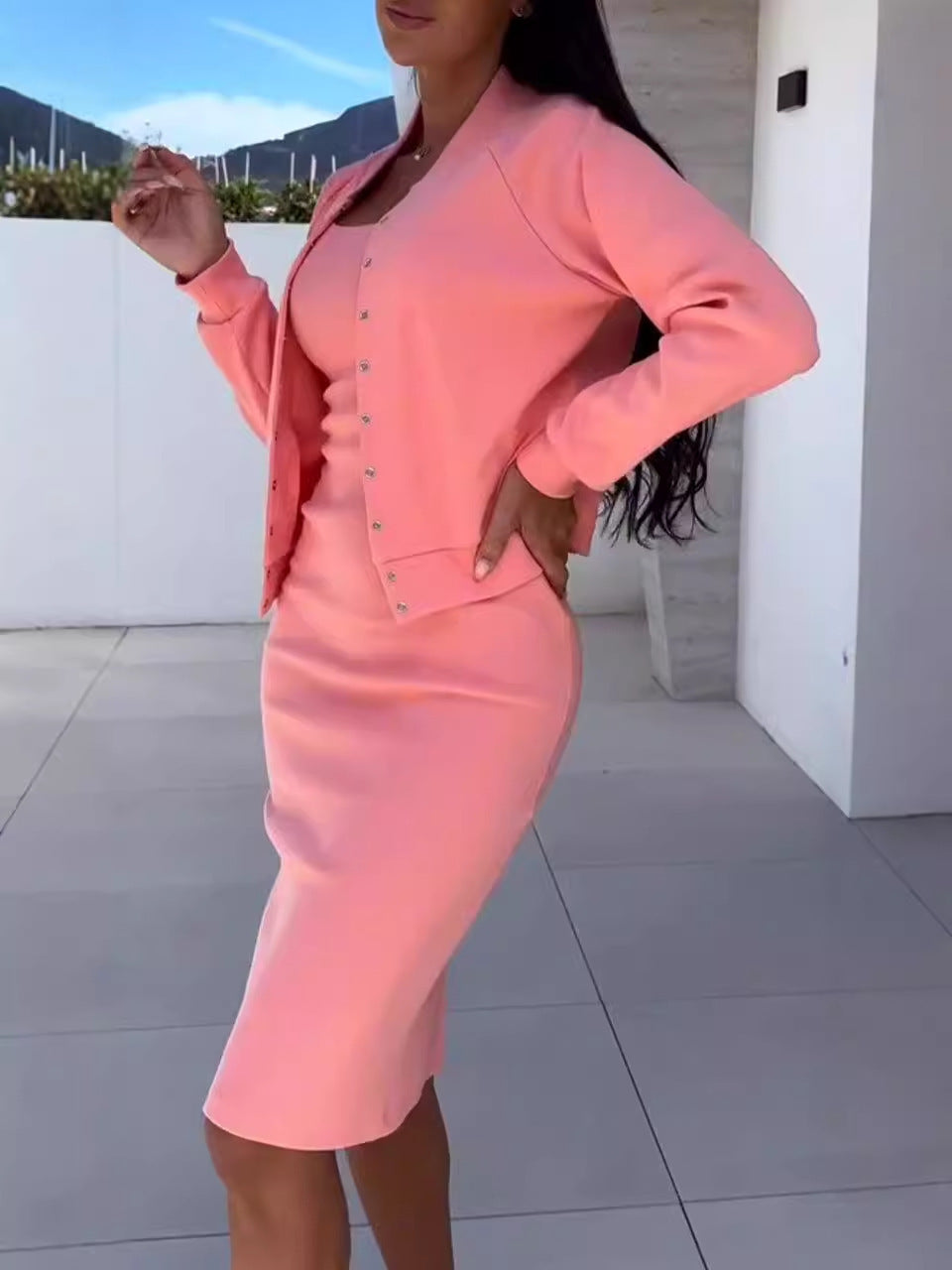 Ensemble de robe superposée décontractée pour femmes Chic und Stil
