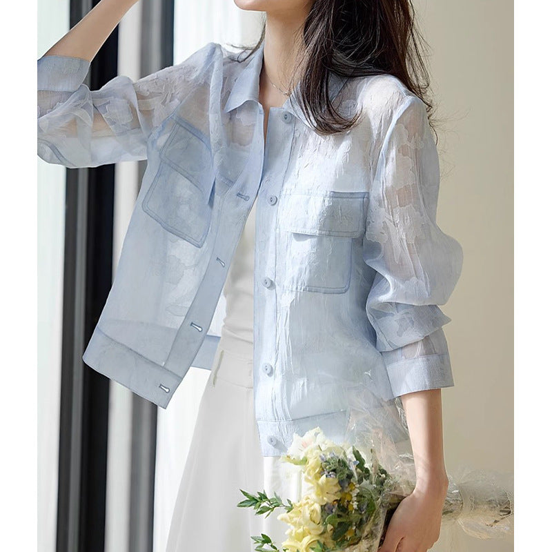 Veste en dentelle florale pour femmes Chic und Stil