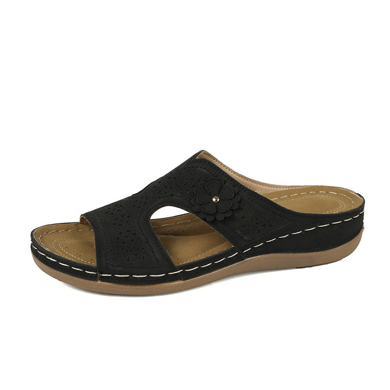 Sandales slides confort pour dames Chic und Stil
