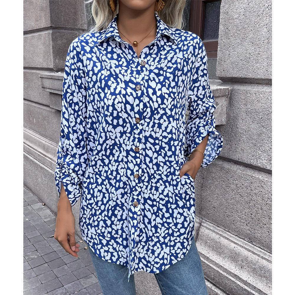 Chemisier femme léger avec imprimé animal et coupe confortable Chic und Stil