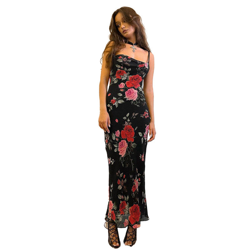 Robe Maxi à Imprimé Floral Chic und Stil 1751516285