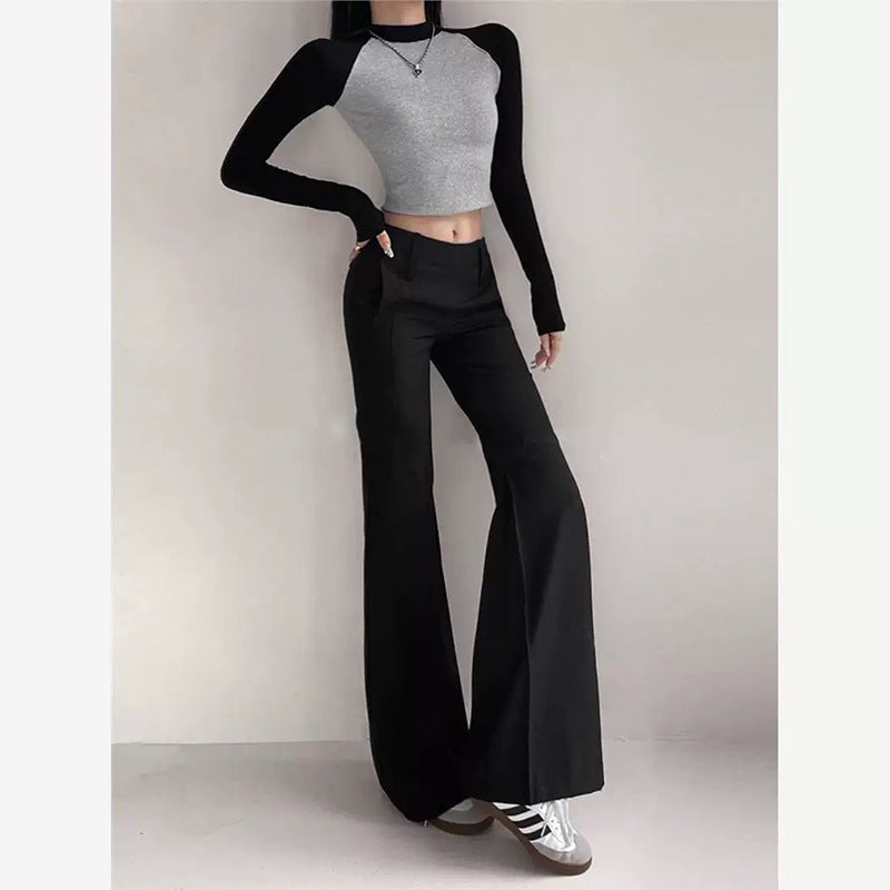 Pantalons ajustés taille haute slim pour femme Chic und Stil