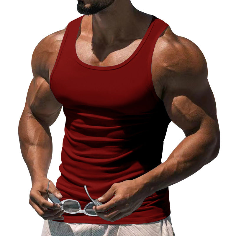 Hommes Débardeur de sport respirant à coupe ajustée Chic und Stil