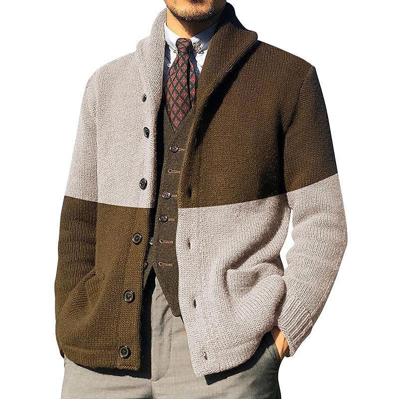 Veste élégante pour hommes avec col montant et détails en bouton Chic und Stil