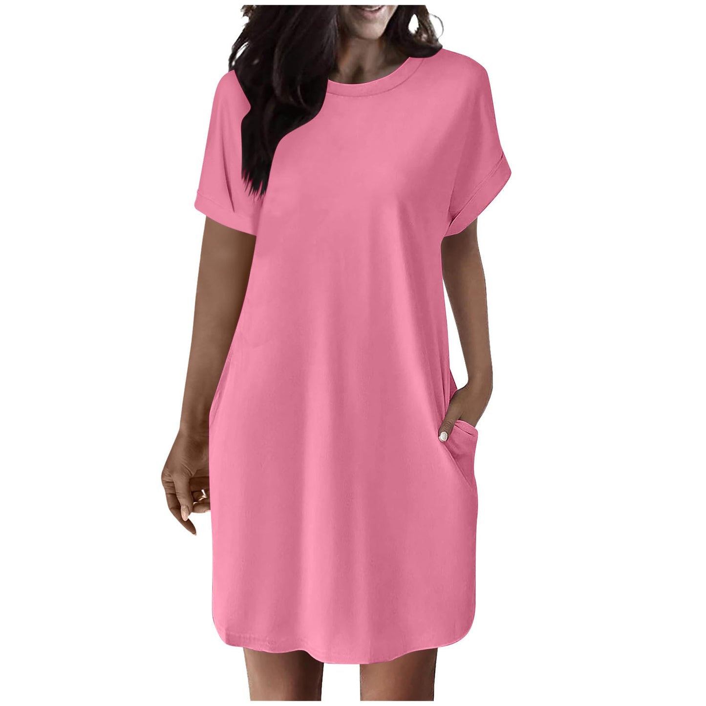 Robe t-shirt décontractée à poches Chic und Stil