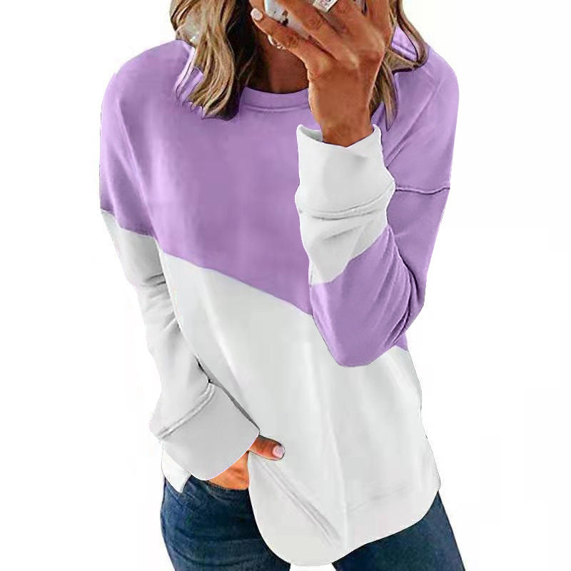 Sweatshirt femmes avec design color block à la mode Chic und Stil
