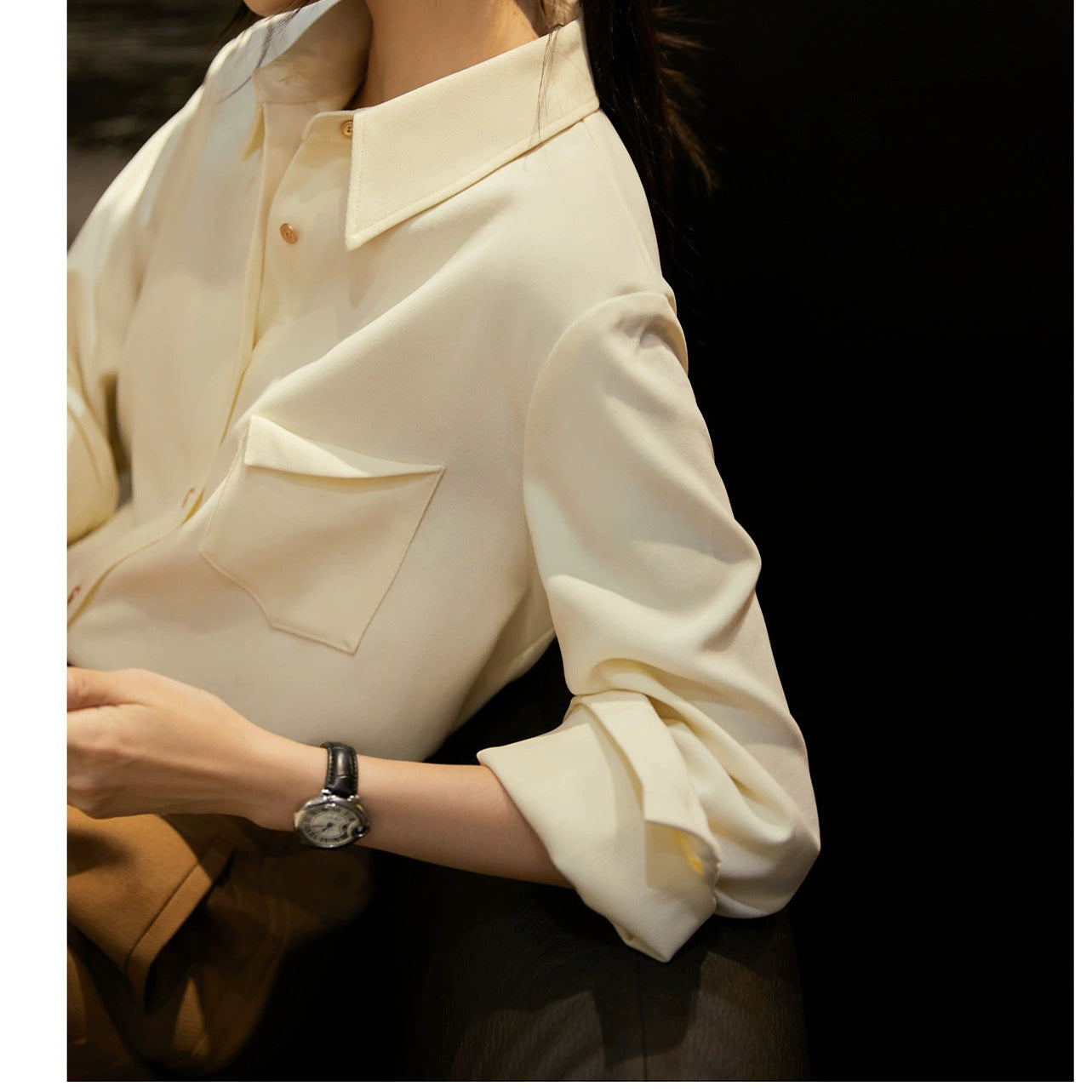 Chemise décontractée à boutons pour femmes Chic und Stil