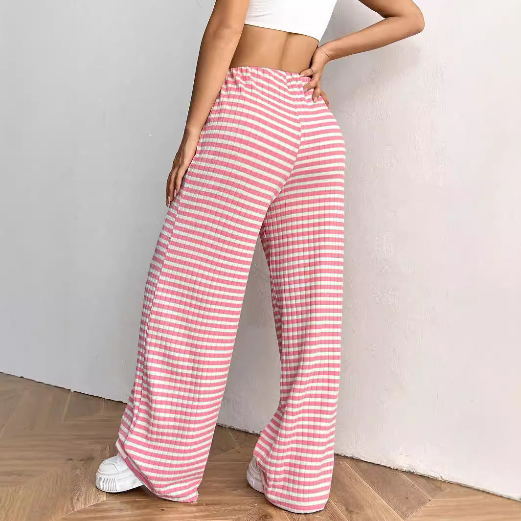 Pantalon de loisirs confortable et décontracté pour femmes avec taille élastique Chic und Stil