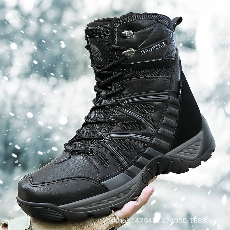 Bottes de trekking d'hiver imperméables pour femmes avec doublure isolante et semelle antidérapante Chic und Stil
