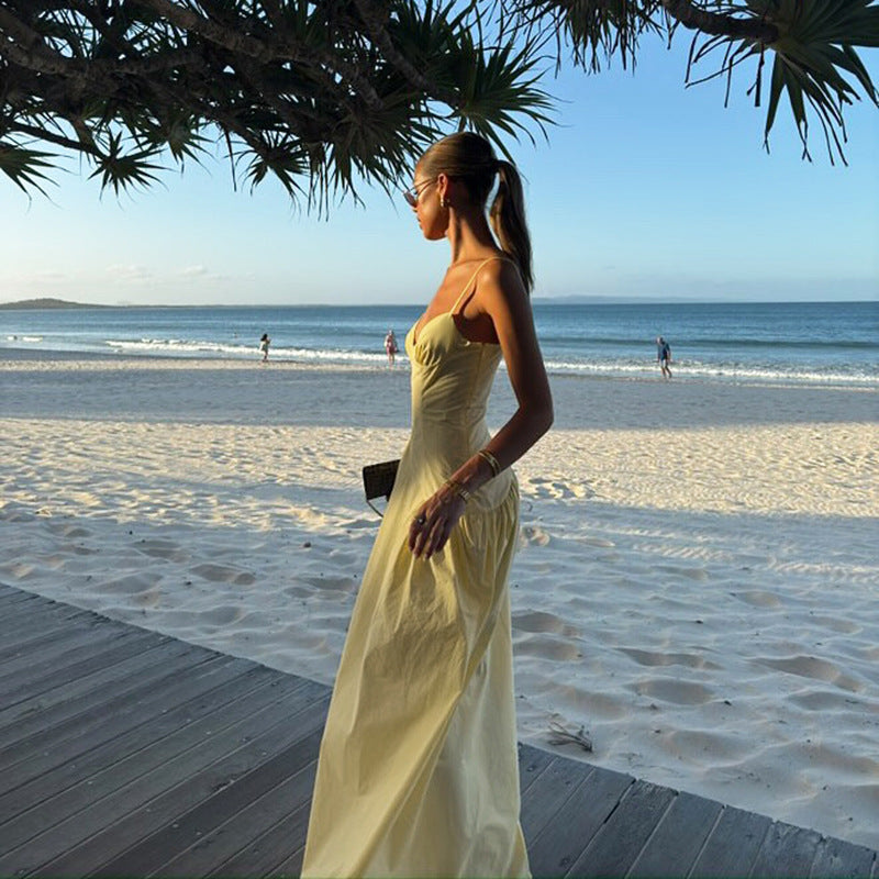 Robe maxi élégante en A pour femmes Chic und Stil