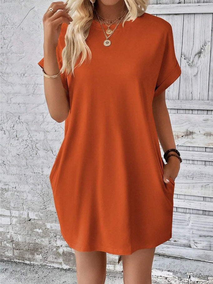 Robe T-shirt décontractée femme Chic und Stil
