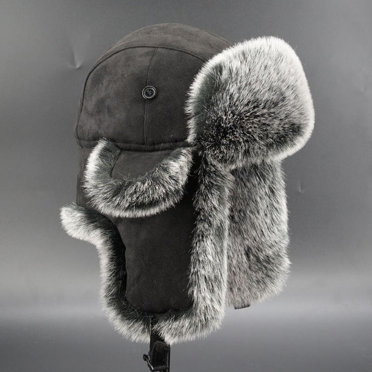 Chapeau femme en fausse fourrure chaude avec protection des oreilles Chic und Stil