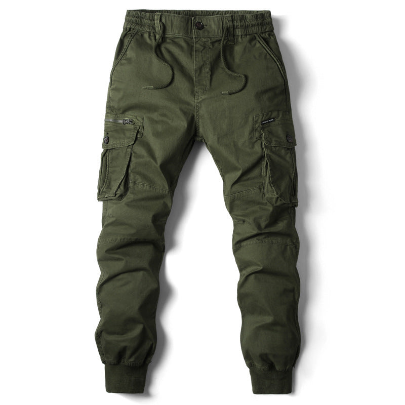 Men's cargo pants with practical pockets and elastic waistband Chic and Style