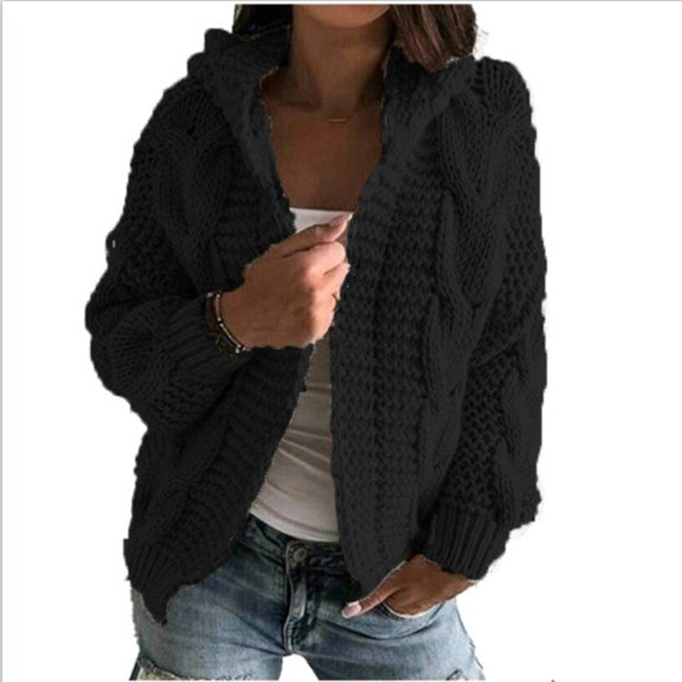 Veste en tricot pour femmes avec un motif en relief volumineux et une coupe décontractée Chic und Stil