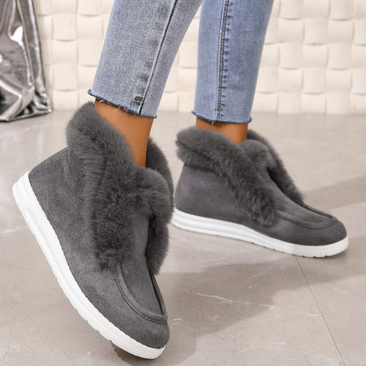 Chaussures de loisirs pour femmes avec doublure en polaire, coupe confortable et semelle antidérapante Chic und Stil