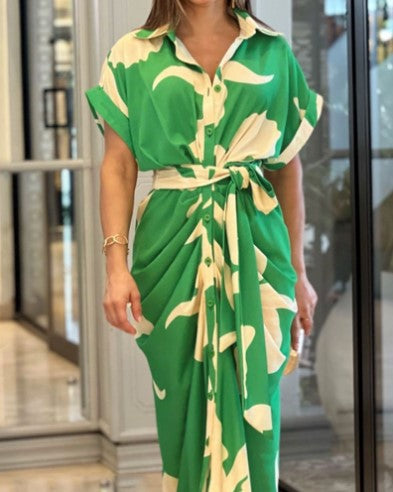 Robe Maxi Cover-Up Tropicale Femme Chic und Stil