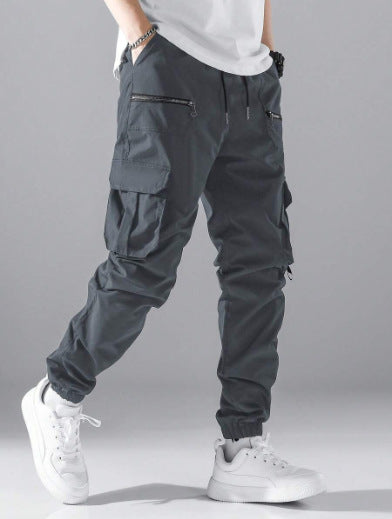 Pantalons cargo pour hommes avec poches zippées modernes Chic und Stil