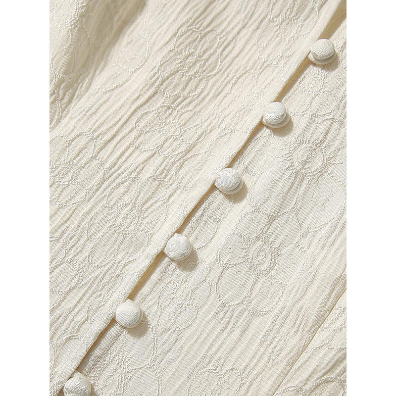 Chemisier en dentelle à boutons pour femmes Chic und Stil