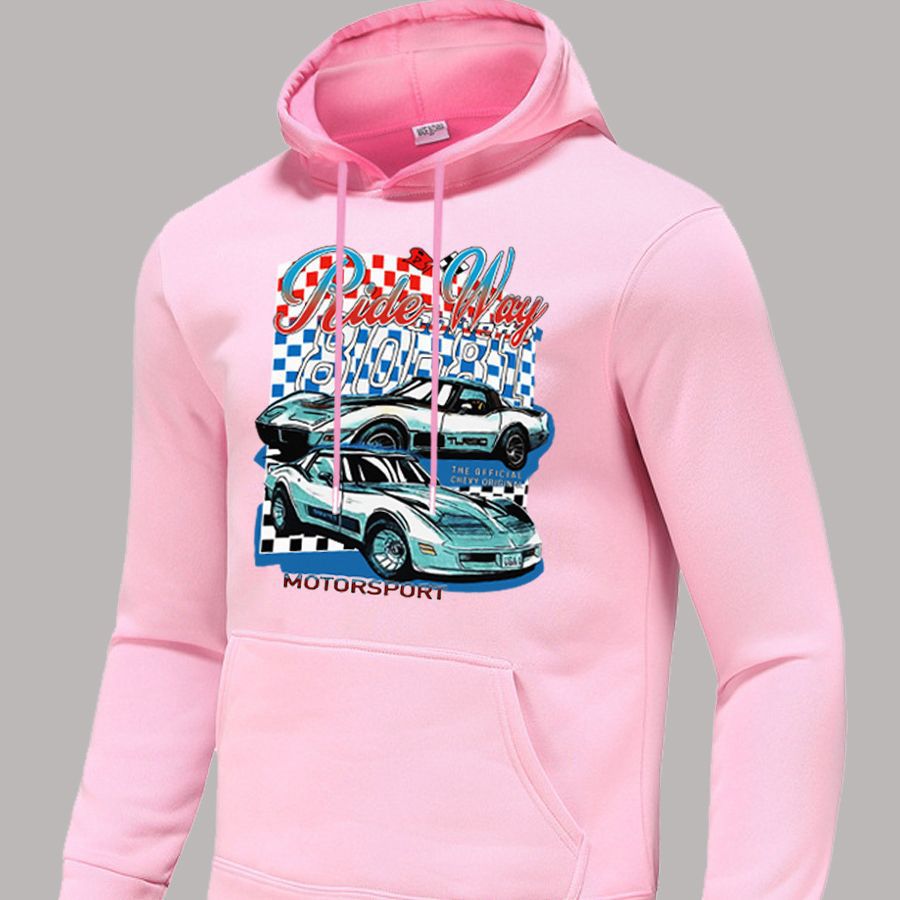 Dames Hoodie avec impression graphique Motorsport Chic und Stil