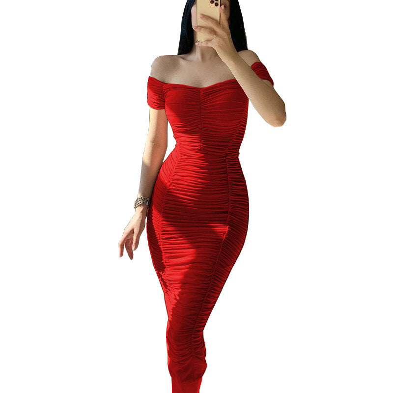 Robe portefeuille femme avec un design romantique à volants et une coupe cintrée Chic und Stil
