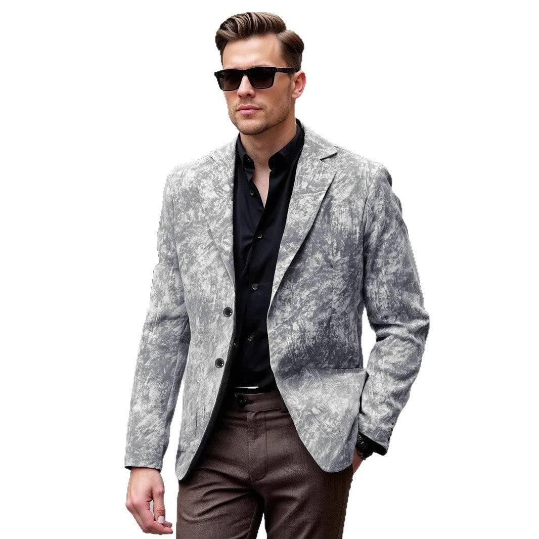 Blazer tendance pour hommes avec un motif moderne Chic und Stil