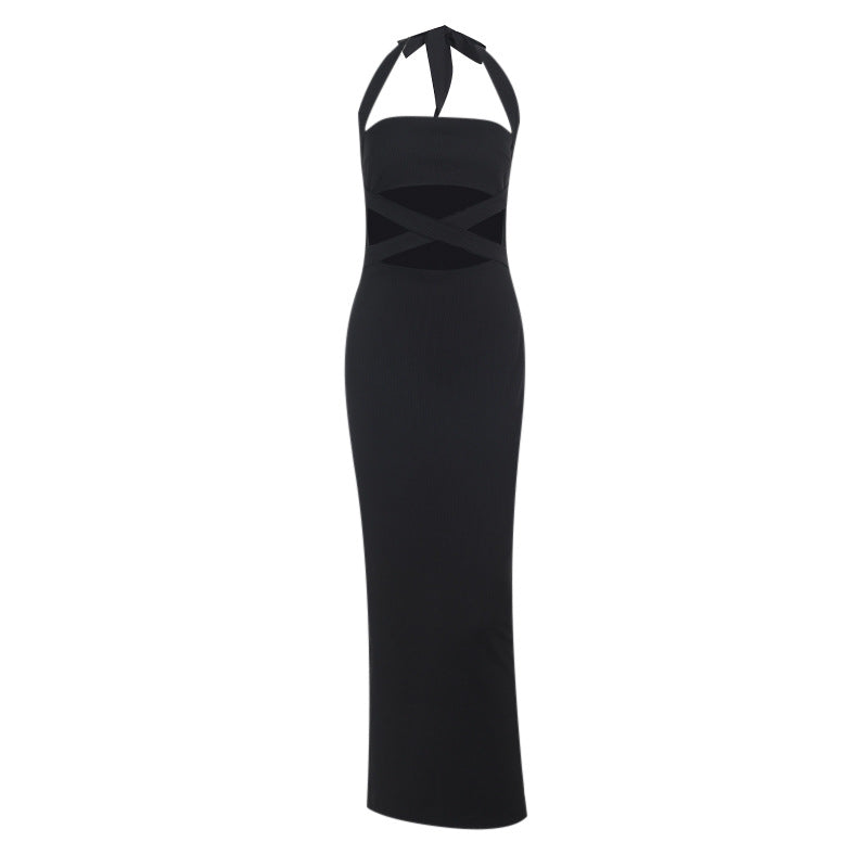 Robe maxi à découpes en rib femme Chic und Stil