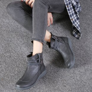 Bottes d'hiver tendance pour femmes avec un laçage pratique et une semelle antidérapante Chic und Stil