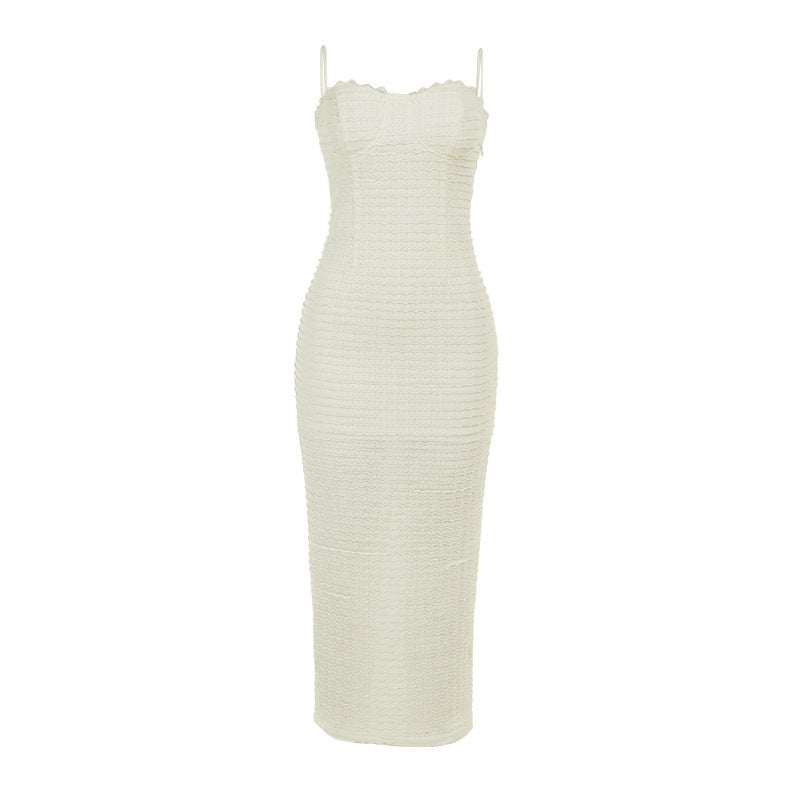 Robe maxi bodycon sans bretelles Chic und Stil