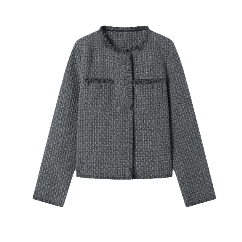 Blazer bouclé tendance pour femmes avec une coupe élégante et des poches Chic und Stil