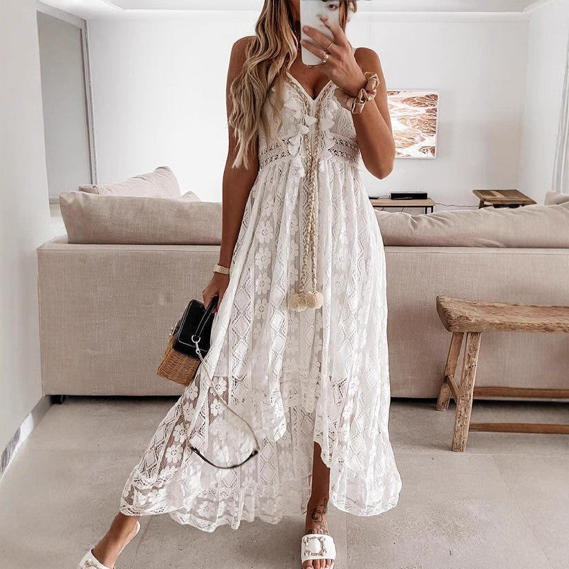 Robe maxi en dentelle Chic und Stil pour dames