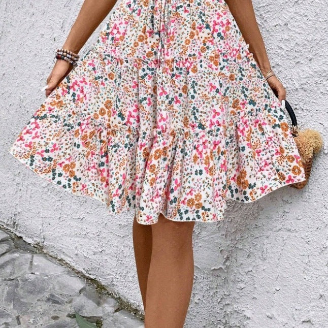 Jupe portefeuille aérien pour dames avec détails volants Chic und Stil